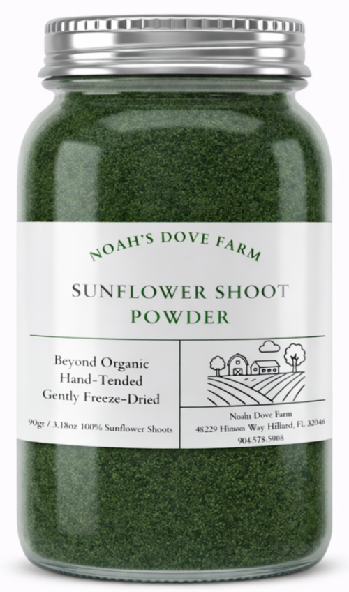 100% Sunflower Shoots Powder 30 day supply