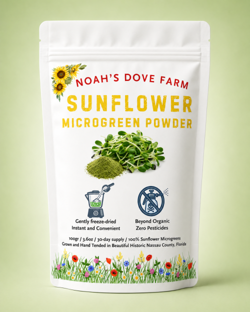 Sunflower Microgreen Powder